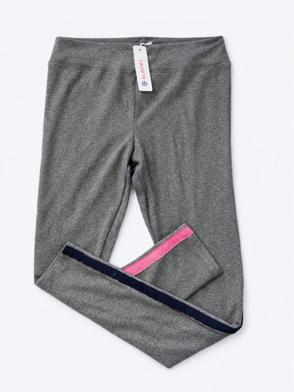 Sundry Ladies Gray Leggings with Pink Trim - Ladies Bottoms Sundry Size 0 NWT
